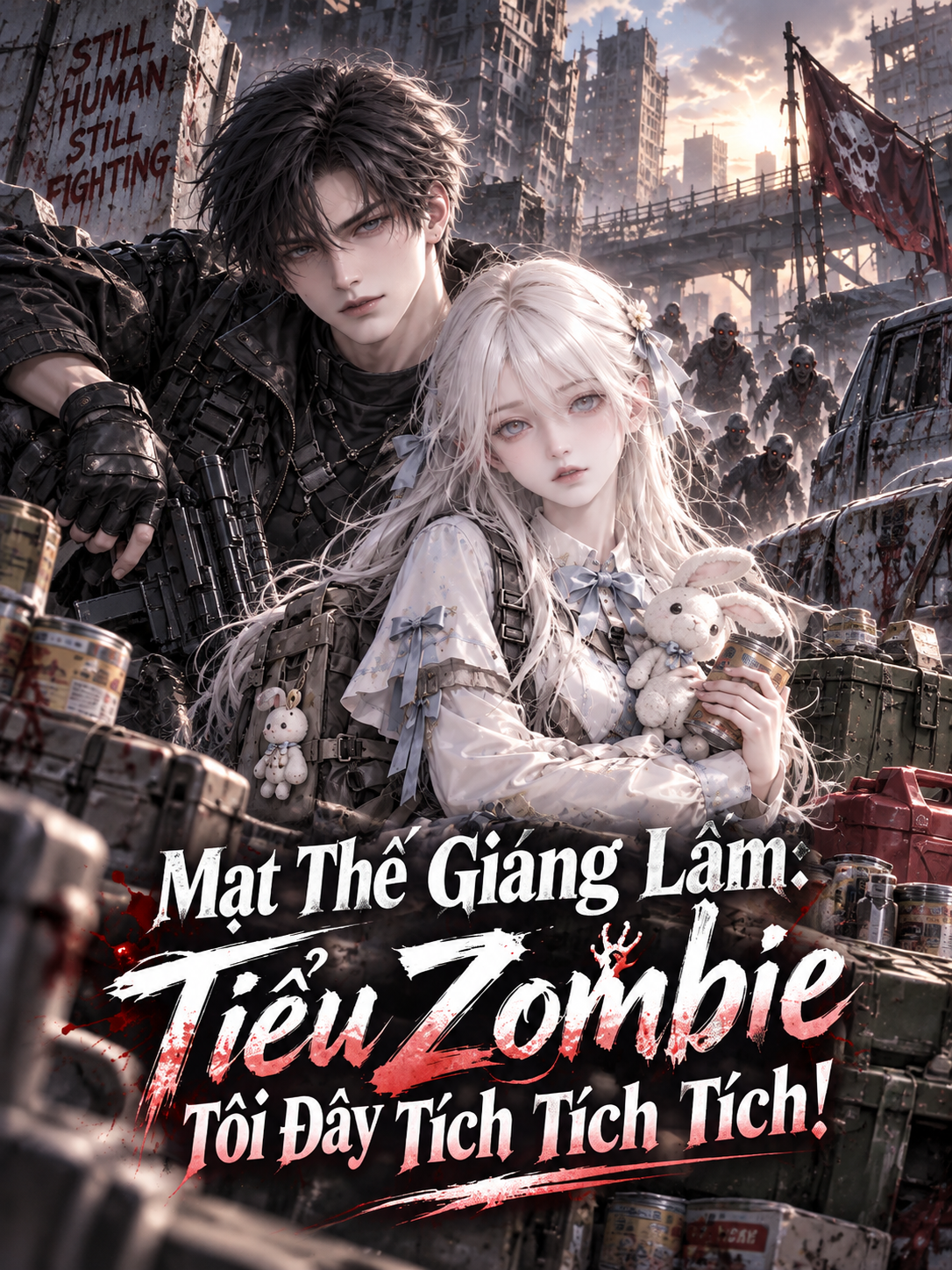 Bìa truyện Mạt Thế Giáng Lâm: Tiểu Zombie Tôi Đây Tích Tích Tích!