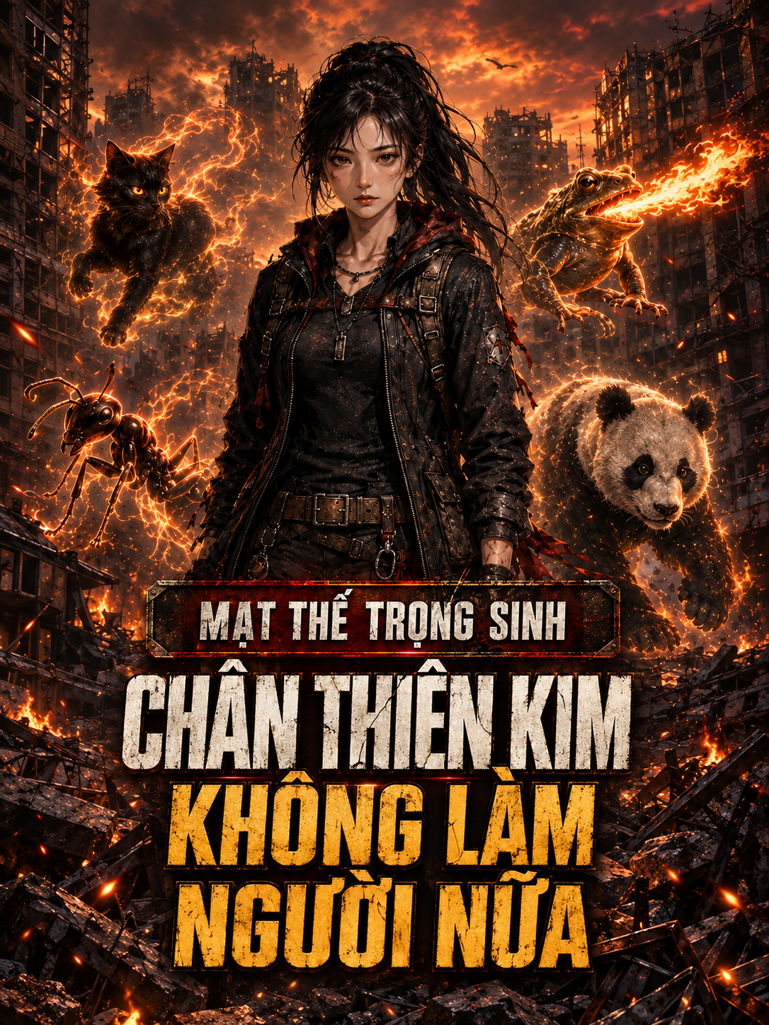 Bìa truyện Mạt Thế Trọng Sinh: Chân Thiên Kim Không Làm Người Nữa