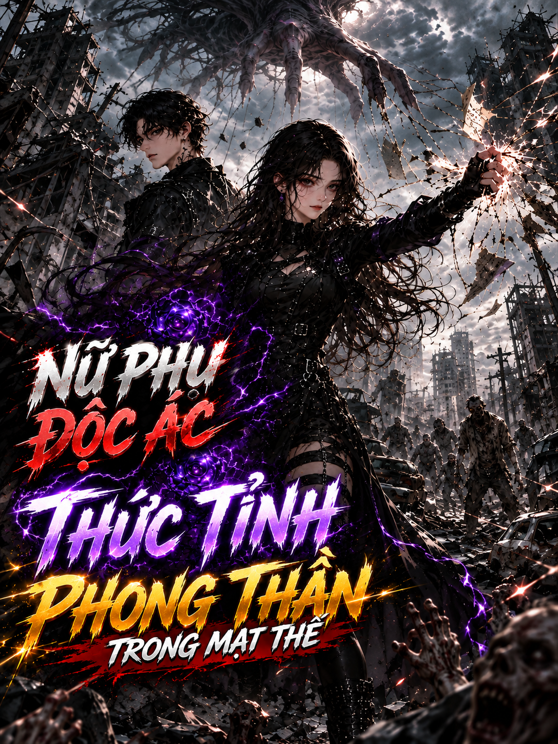 Bìa truyện Nữ Phụ Ác Độc Thức Tỉnh: Phong Thần Trong Mạt Thế